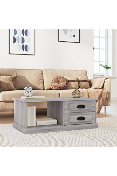 Concept Τραπεζάκι σαλονιού, γκρι sonoma, 90x50x35 εκ., επεξεργασμένο ξύλο