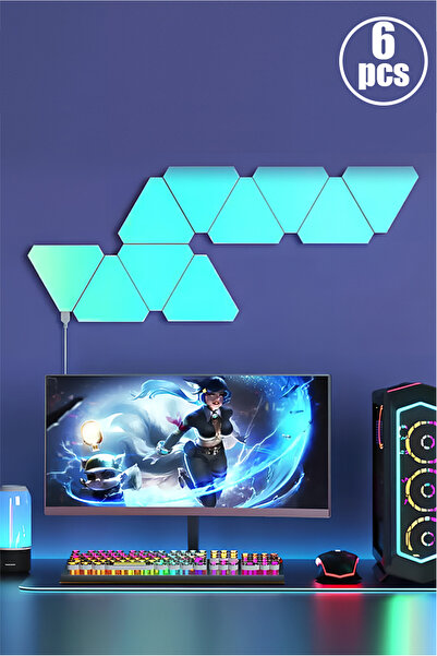 Leon Lifestyle ألواح إضاءة LED مثلثة ذكية RGB، أضواء جدارية قابلة للتجميع مع ...