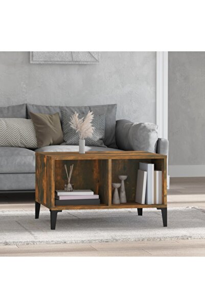 Concept Masă de cafea, stejar afumat, 60x50x36,5 cm, lemn compozit