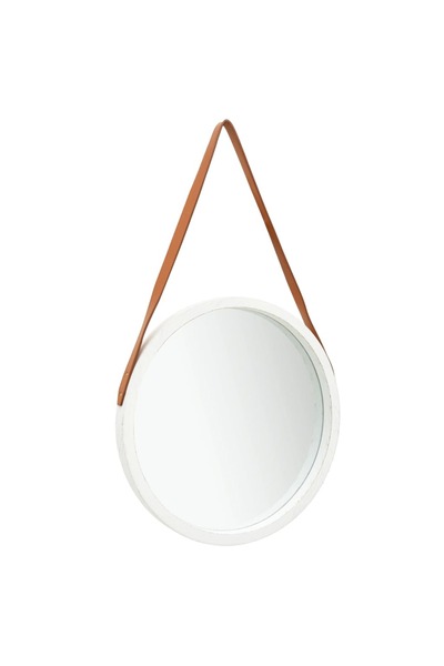 Concept Καθρέφτης τοίχου με Ζώνη, 50 cm, λευκός