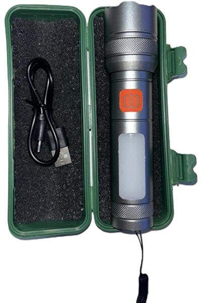 Generic Rechargeable USB LED Torch 15W with COB Work Light