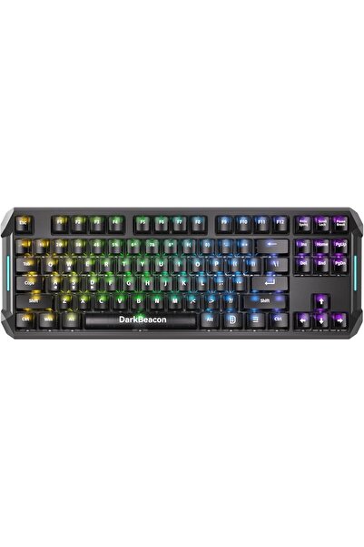 DarkBeacon Blade 68 Mechanical Gaming Keyboard 65% Compact, USB-C Wired, Quie...