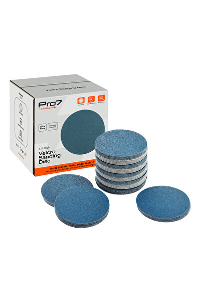 Lawazim قرص صنفرة Pro7 مكون من 100 قطعة، مقاس 4.5 بوصة، مصنوع من الألومينا ال...