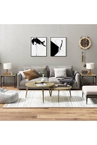 vidaxl Βοηθητικά τραπεζάκια 2 τεμ. δρυς sonoma 40x40x35 εκ. επεξεργασμένο ξύλο