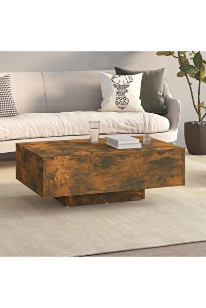 Concept Masă de cafea, stejar afumat, 85x55x31 cm, lemn prelucrat