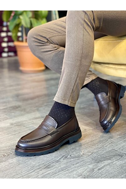 MOR KUNDURA Genuine Leather Daily Use Loafer Men's Shoes