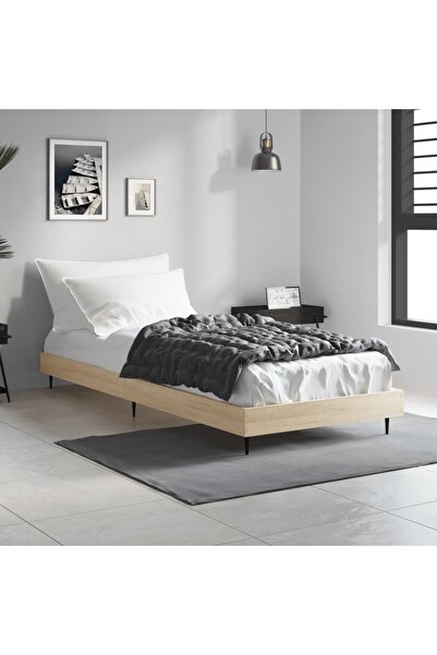 Concept Cadru de pat, stejar Sonoma, 75x190 cm, lemn prelucrat