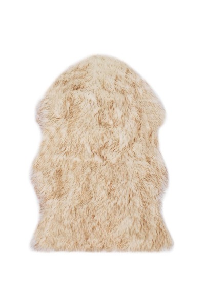 Concept Covor, maro melanj, 60 x 90 cm, imitație blană de oaie