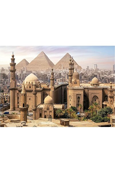 Educa Puzzle لغز مناظر الهرميات في القاهرة ومصر من إدوكا - 1000 قطعة - القاهر...