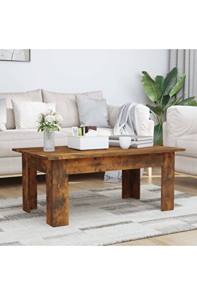 Concept Τραπεζάκι σαλονιού, καπνιστή δρυς, 100x60x42 εκ., επεξεργασμένο ξύλο