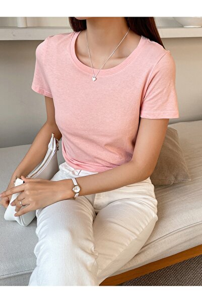 By Layina Women's Crew Neck T-Shirt - Oversized T-Shirt
