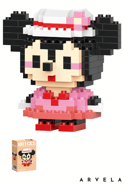 Arvela Minnie Mouse Bricks Karakter Figürü – Mini Blok Oyuncak
