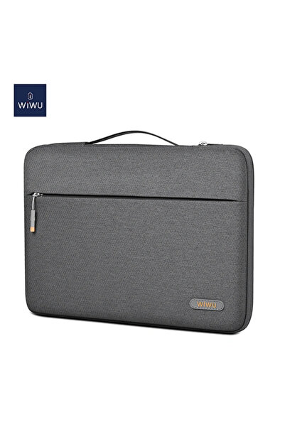 WIWU Pilot Water Resistant High-Capacity Laptop Sleeve Case 13.3" - Grey