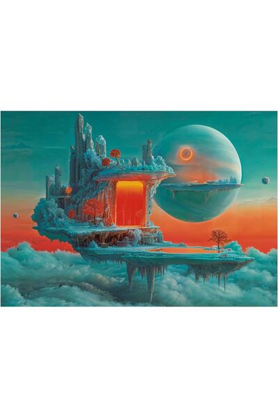 Educa Puzzle لغز كوكب النار والثلج من إيدوكا - 1000 قطعة - 20237 - كوكب النار...