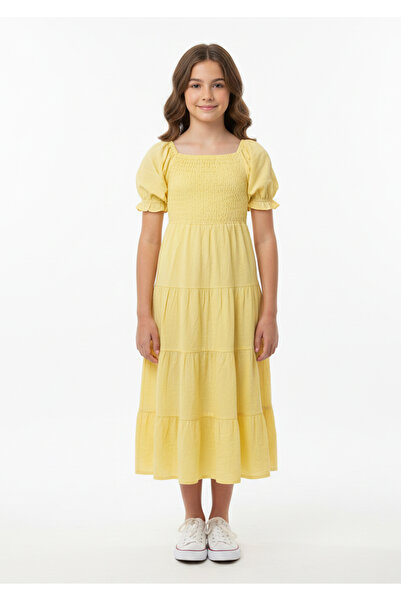 ETEN Girls Dress Short Sleeve, 9-10Y