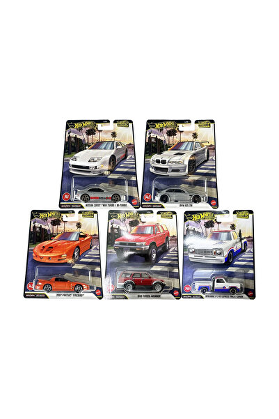 HOT WHEELS Premium Boulevard GJT68-978F 5'li Set
