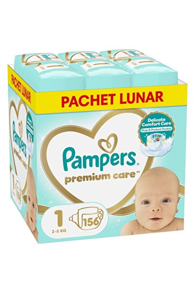 Pampers Πάνες Premium Care XXL Κουτί για Νεογνά, Μέγεθος 1, 2-5 kg, 156 τεμάχια