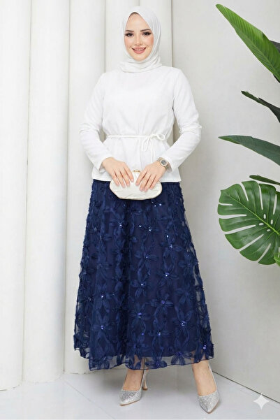 MissPul Women's 3D Floral Design Skirt