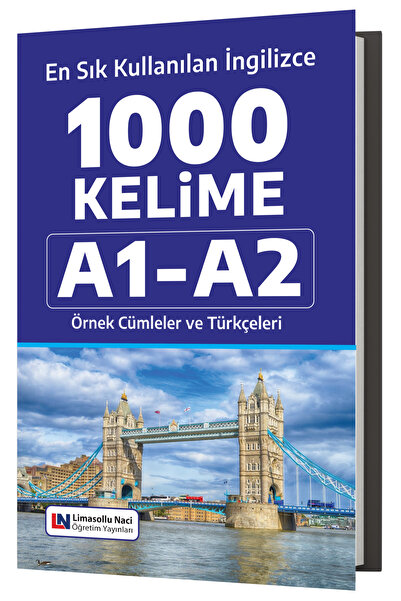Limasollu Naci Öğretim Yayınları İngilizce Kelime Kitabı A1-A2 - En Sık Kulla...