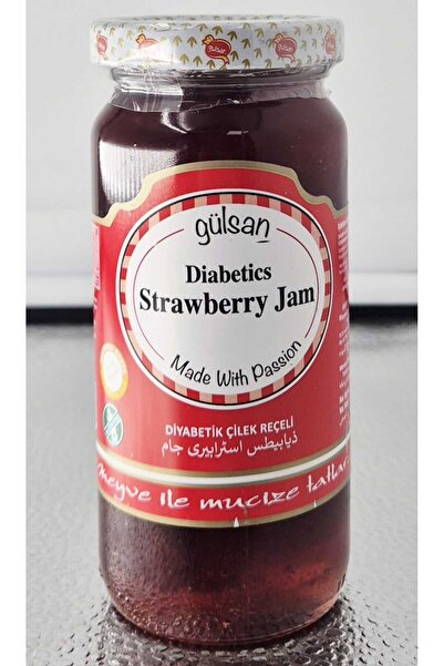 gülsan Μαρμελάδα φράουλα Diet, χωρίς ζάχαρη 280 γρ.