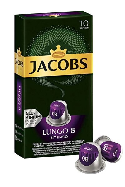 shop Jacobs Lungo 8 Intenso Kapsül Kahve 10’lu Nespresso Uyumlu