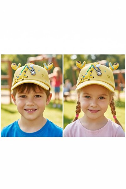 Aware Time Kitti 5-8 ετών Unisex Καλοκαιρινό Καπέλο για Βρέφη & Παιδιά με Αξε...