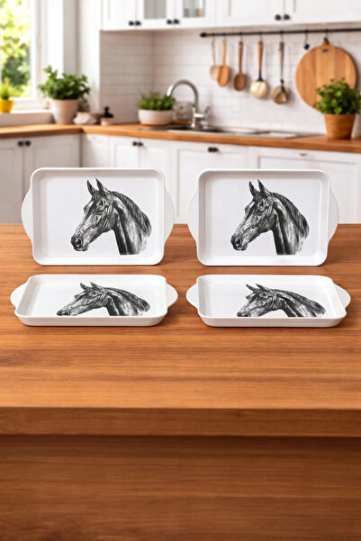 Zucci Home At Patterned Mini Presentation Tray Set - Set of 4 |   Decorative ...