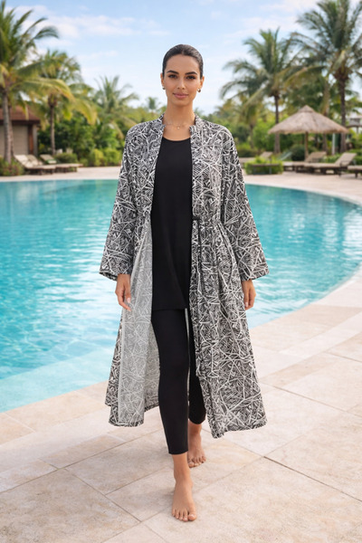 YUYİ Tesmay Tulle Chiffon Women's Pareo Dress 2646