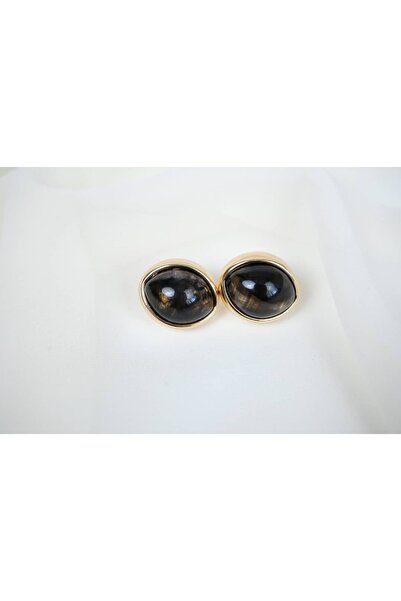 ATELİER TUĞBA BKP098 أقراط بيضاوية الشكل (قطر 20 ملم)