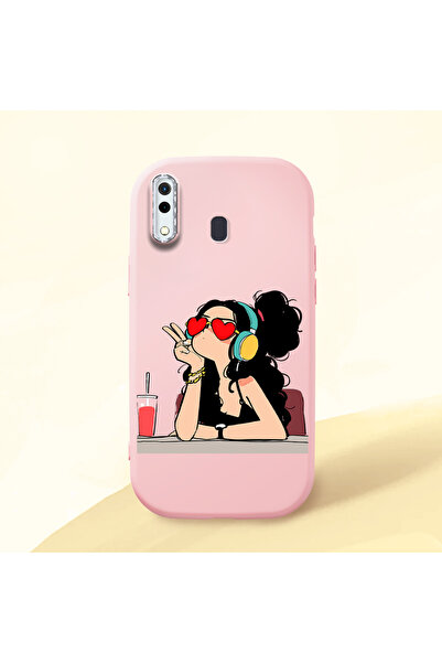 Hontinga حافظة هاتف سامسونج جالاكسي A30 متوافقة مع الكاميرا، حافظة هاتف من ال...