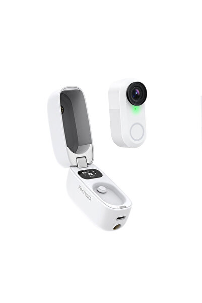 AKASO SnapX 4K/60FPS 20MP Wi-Fi Mini Aksiyon Kamera,Taşınabilir Vücut Kameras...