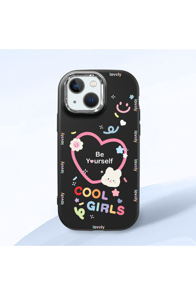 Hontinga حافظة هاتف من السيليكون الناعم باللون الأسود متوافقة مع هاتف iPhone ...