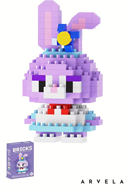 Arvela Tavşan Kız Bunny Girl Bricks Karakter Figürü – Mini Blok Oyuncak