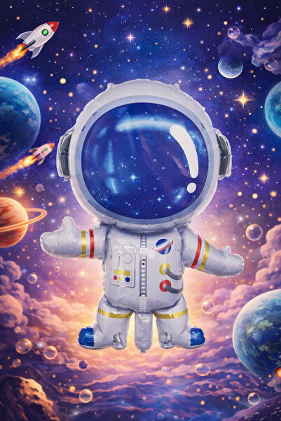 Happyewent Astronaut Foil Balloon – Space Themed Party Balloon