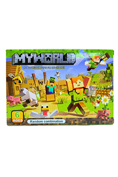 OEM Set 32 Cuburi Magnetice Tip Minecraft – Puzzle Magnetic Educativ pentru C...