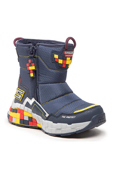 SKECHERS Kids Winter Boots Unisex Navy Blue EU 33