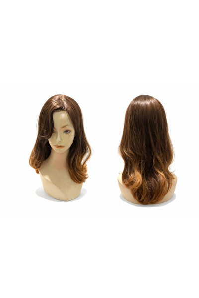 Generic Black and dark brown wavy wig