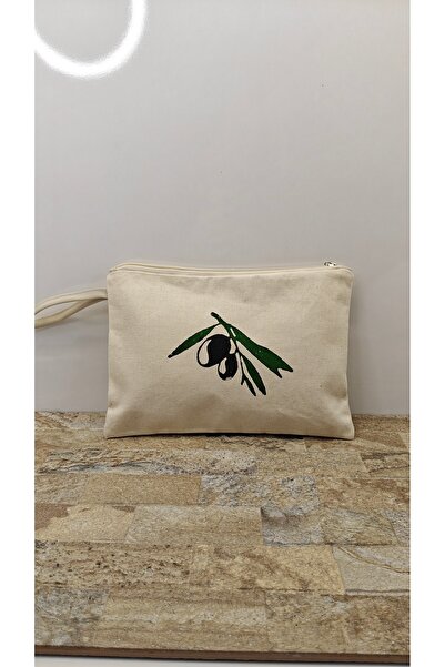 OBİDEV Tahta Baskı Cüzdan Clutch,Portföy