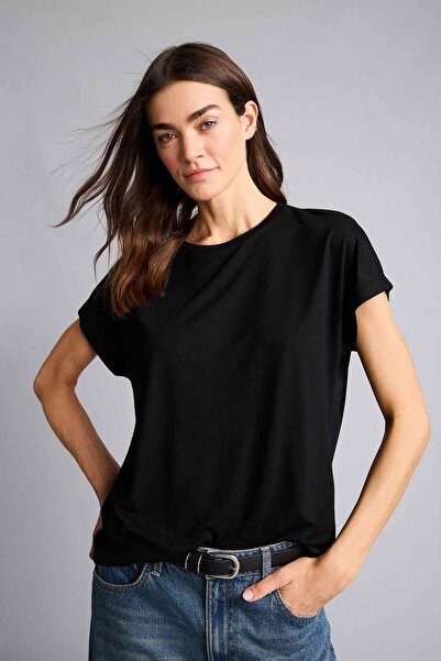 DeFacto Μπλουζάκι με λαιμόκοψη ποδηλάτου, βασικό, απλό, κοντομάνικο H6449AX26SM