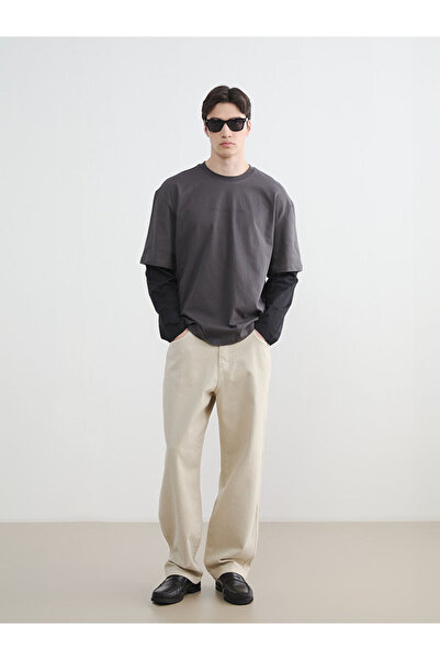 LC Waikiki بنطلون رجالي XSIDE رمادي ستاندرد مولدي جبردين