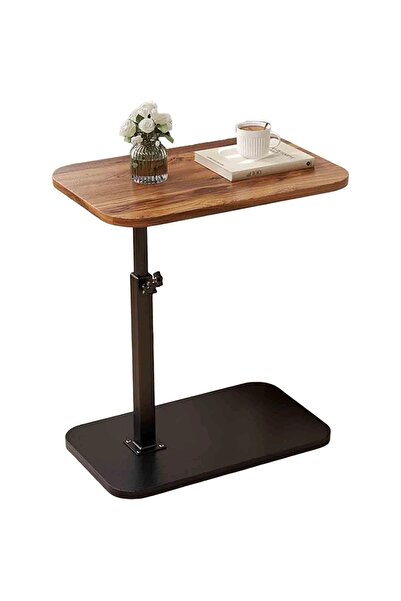 Bsr Τραπεζάκι σαλονιού, περιστρεφόμενη επιφάνεια, ρυθμιζόμενο ύψος, βάση με ρ...