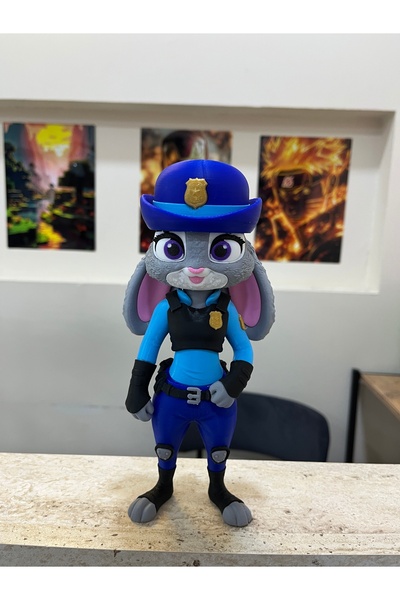 axelon Zootopia Judy Hopps Zootropolis 22cm Karakter Figürü