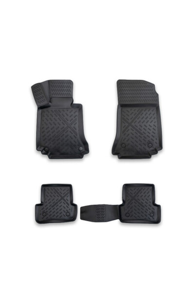 ERK Covoare cauciuc tavita compatibile Mercedes Clasa C W204 2007-2014 Cod: A...