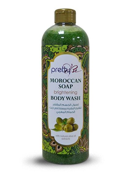 pretty Be Moroccan Soap Brightening Body Wash With Natural Olive Oil Extracts...