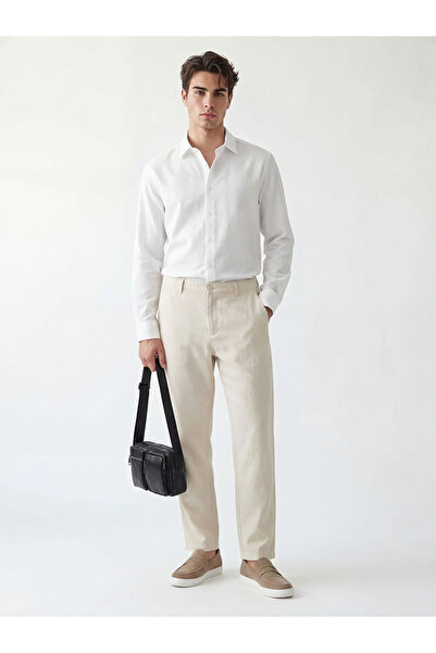 LC Waikiki Shining Store's Glittering Choices Standard Fit Linen Blend Men's ...