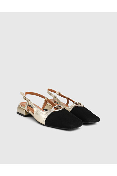 İLVİ Fion Genuine Suede Leather Women's High Heels Sandals