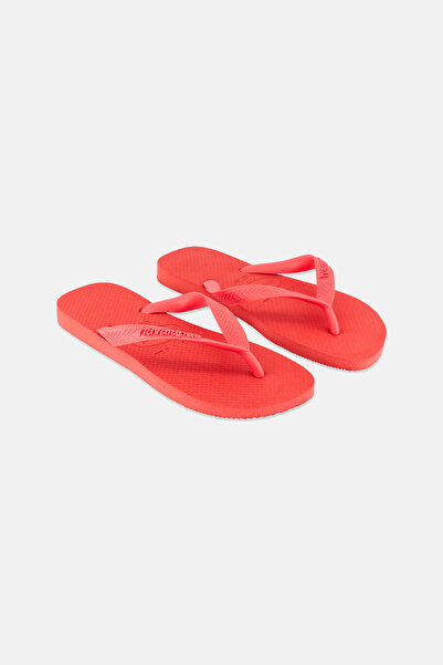 Havaianas Unisex Style 2 Brand Logo Slip On Slippers, Orange