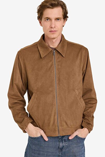 DeFacto Regular Fit Mock Neck Zippered Coat G5881Ax26Sp