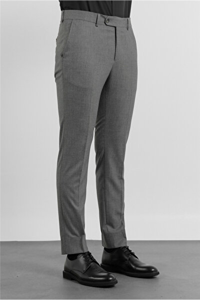 İmza Smoked Side Pocket Slim Fit Stretchy Classic Trousers 1003255180