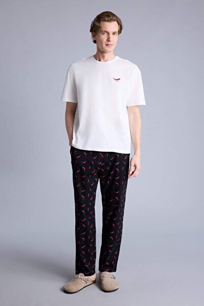 DeFacto طقم قصير الأكمام عادي من قطعتين H2680AX26SP